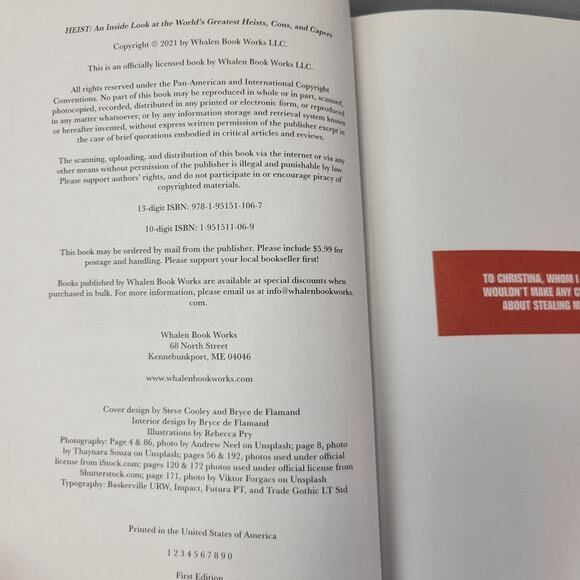 Heist An Inside Look at the Worlds 100 Greatest Heists Cons Caper Book Hardcover - Picture 3 of 14
